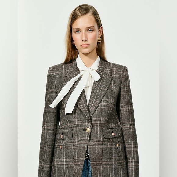 J.Crew Women’s Vivienne blazer in plaid Italian wool blend Size 8 Academia - Picture 1 of 12